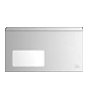 Briefumschlag DIN lang kompakt quer, haftklebend mit Fenster, unbedruckt weiß