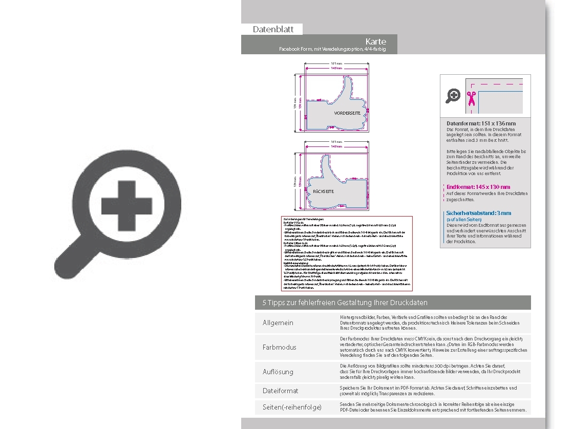 Product Bild weihnachtskarten_stanzform_facebook_mit_partieller_uv-lack-veredelung