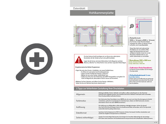 Product Bild wahlplakat_auf_hohlkammerplatte_in_shirt-form_konturgefr__st___beidseitig_4_4-farbig_bedruckt